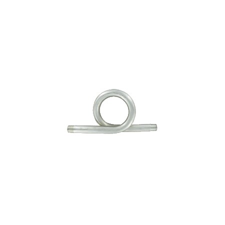 Dwyer Instruments Siphon, 1/4in npt male process connection, carbon steel SCH 80 A-169-C